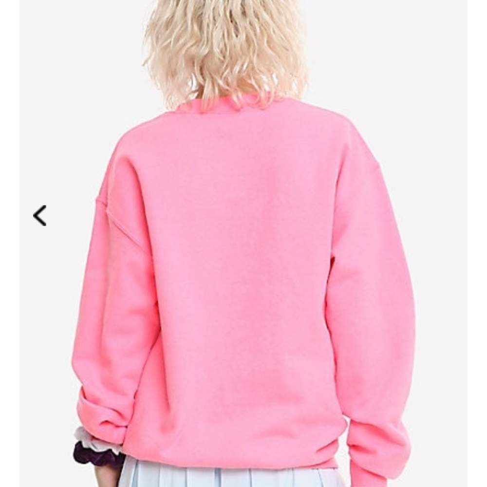 Lisa Frank cheetah hot pink sweater sweatshirt XL - Picture 8 of 9